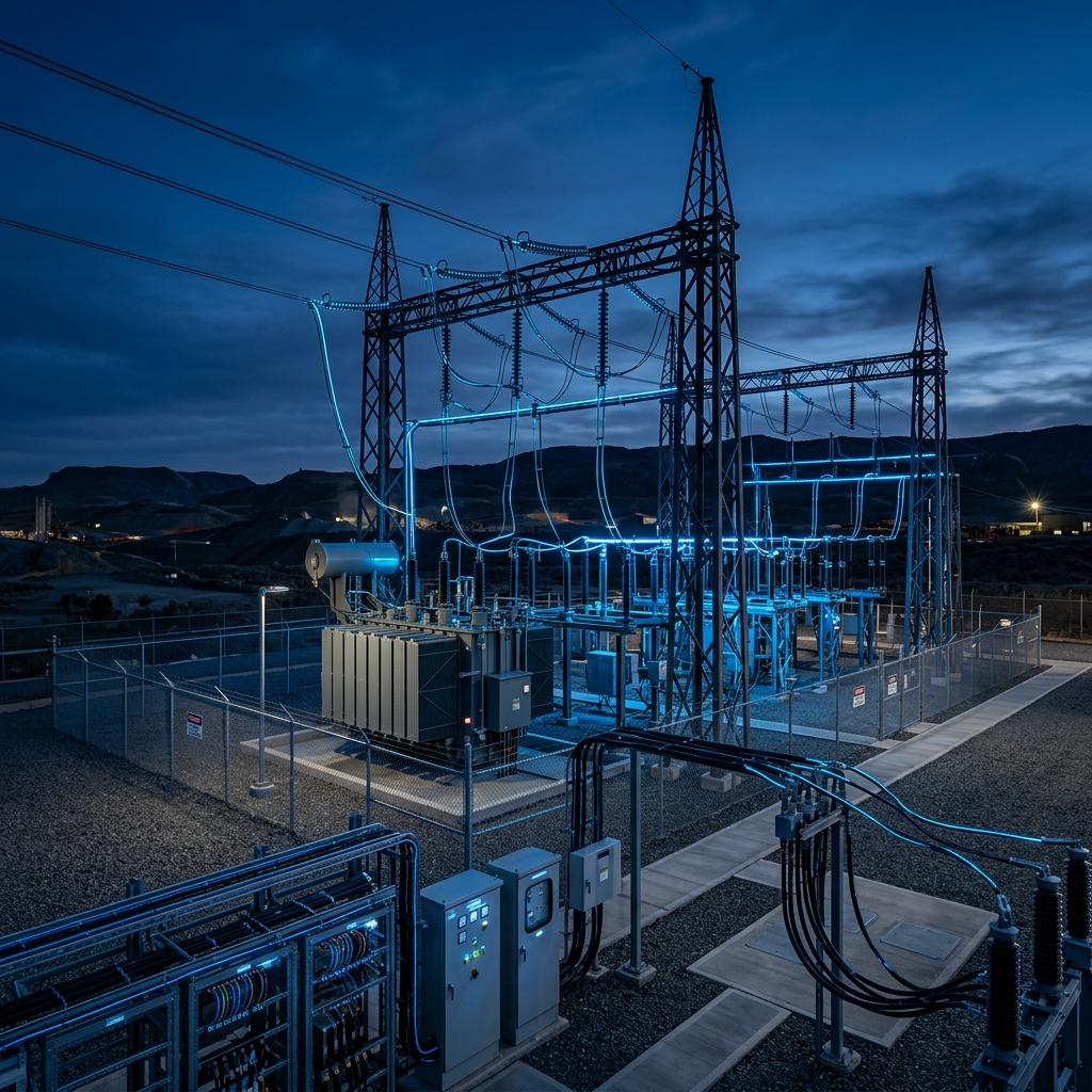 Subestación eléctrica media tensión